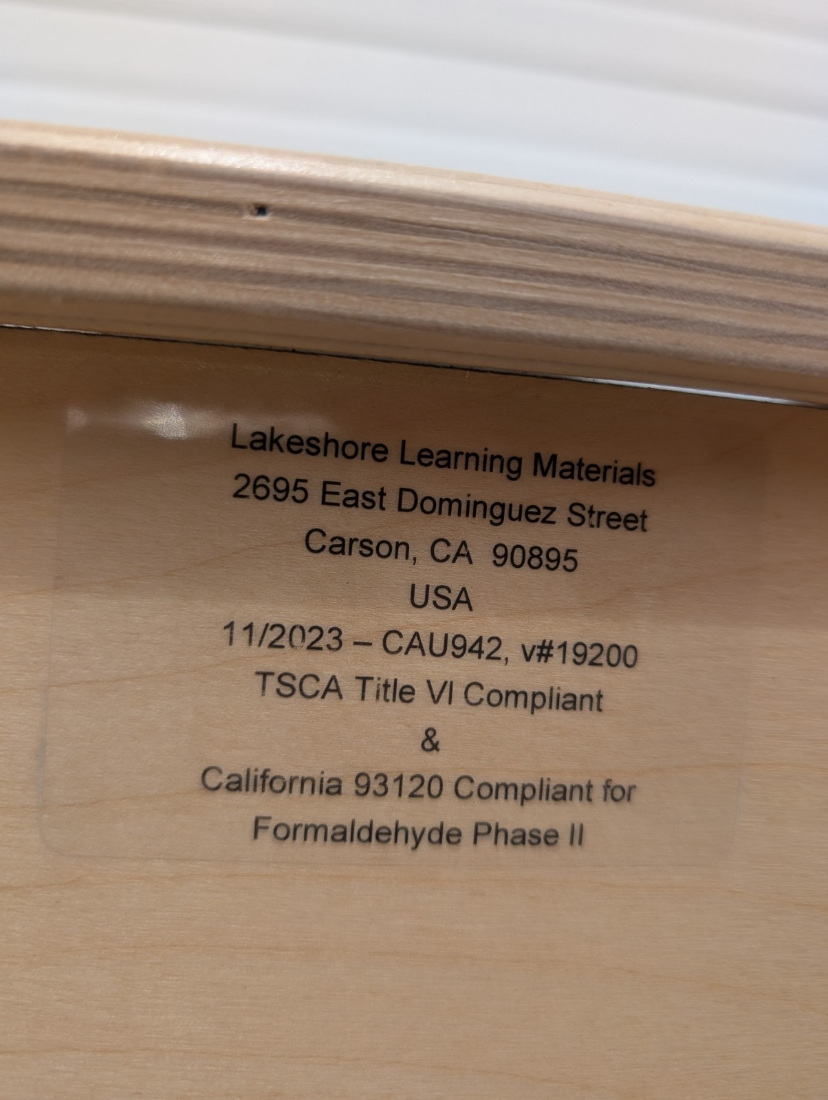 Lakeshore Learning Materials Birch Wood Toddler Chair Kids Furniture 21" X 13"