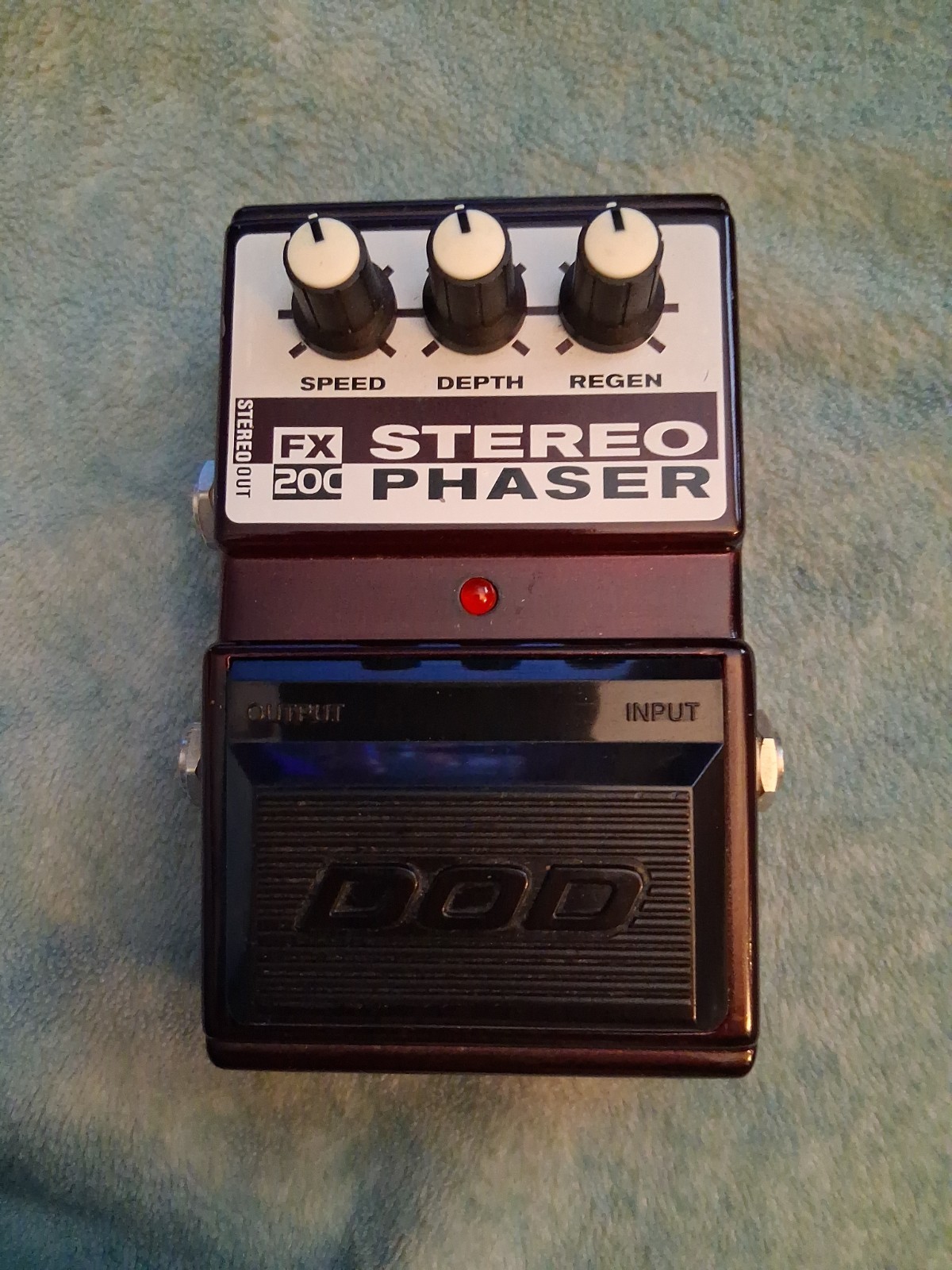 DOD Digitech FX20C Stereo Phasor Guitar Effect Pedal