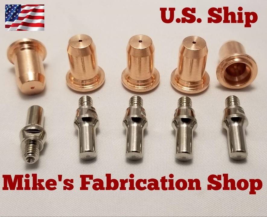 10 Piece electrodes & nozzle kit. For the Alphacut 60 with Ipt60 torch.
