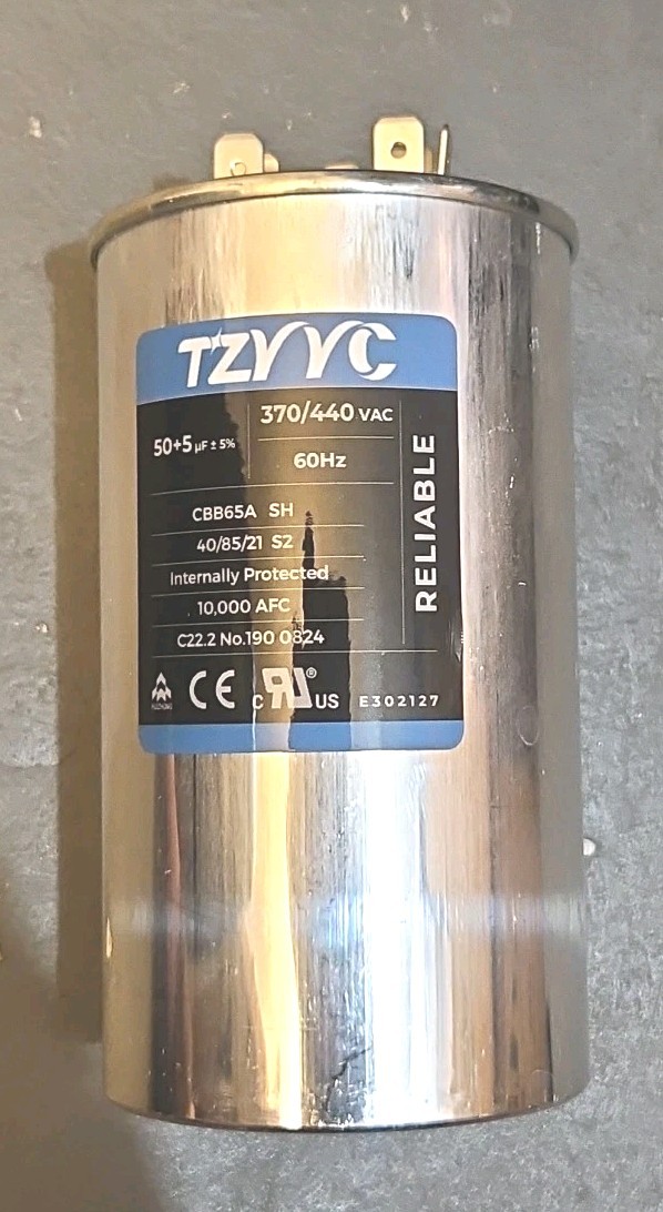 50+5 50/5 uF High Quality Dual Run Capacitor 370-440V 370V 440V  VAC CBB65-R