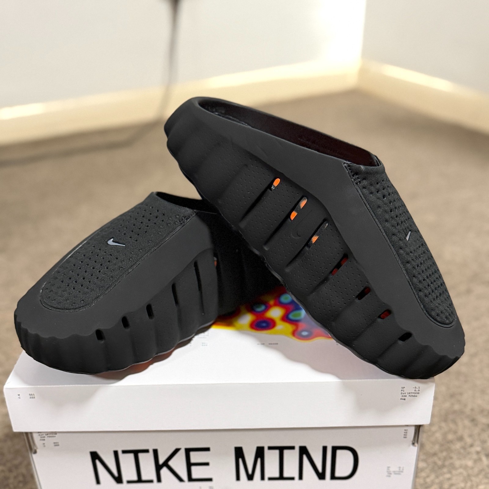 Nike Mind 001 Mule HQ4307-001 Black