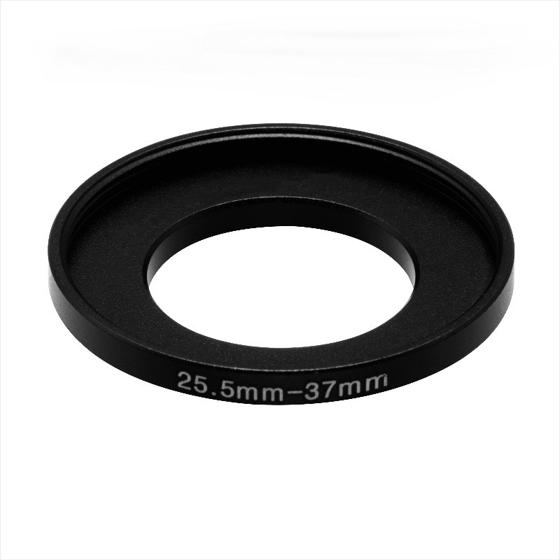 25.5mm to 37mm Step Up Filter Adapter Ring Aluminum for Industrial Camera Lens