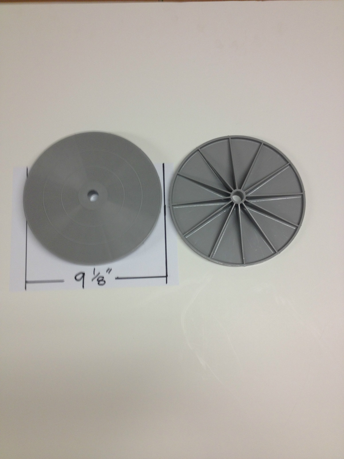 Pool Debris Canister Deck Lid 9 1/8" Inch Skimmer Valve Lid Gray Replacement