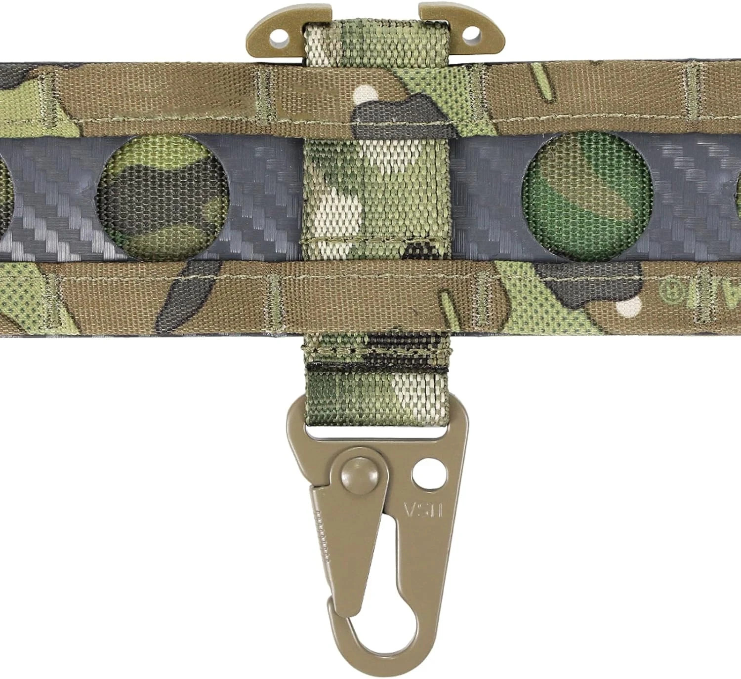 Tactical MOLLE Clip T-Mount Clash Hook, Gloves Clip for Duty Belt, Hanging Carab