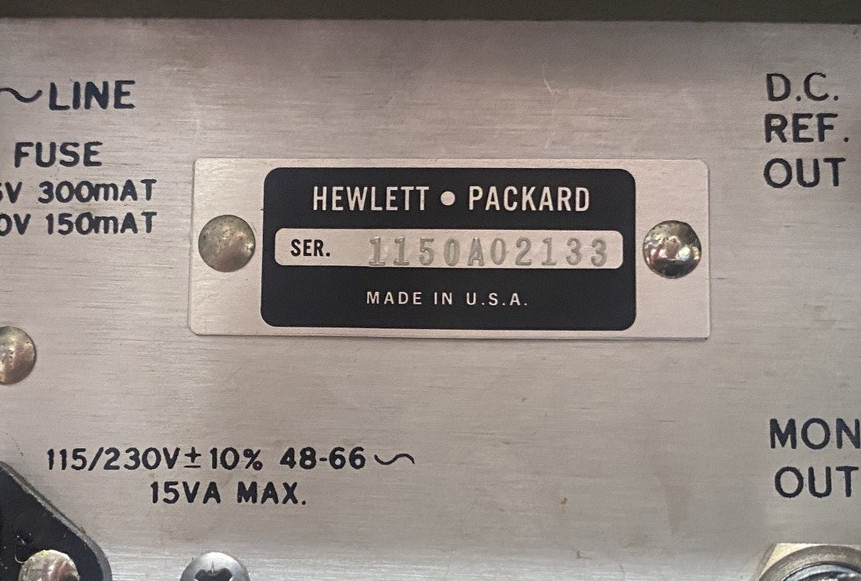 HP 8900B Peak Power Calibrator