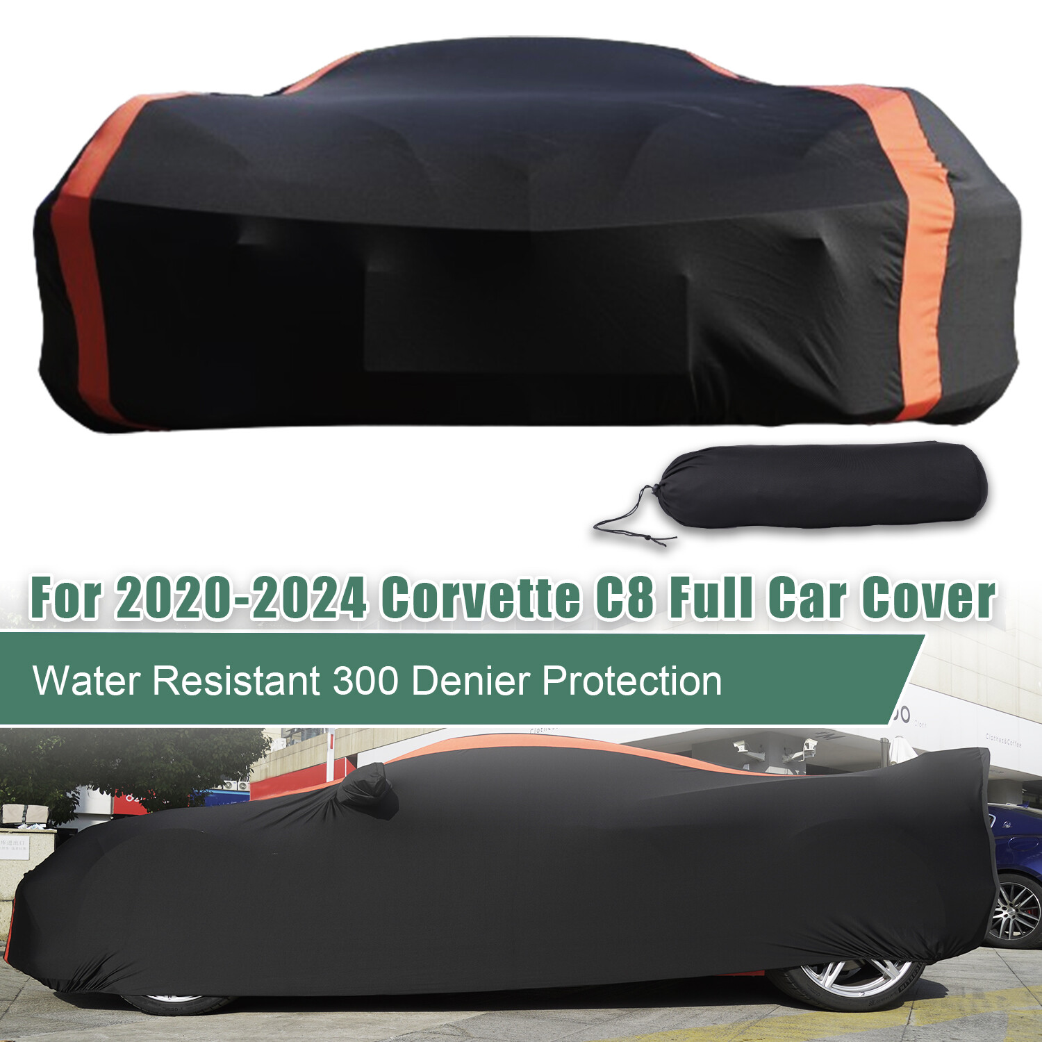 For C8 Corvette Stingray Z51 Z06 2020-2025 Car Cover Indoor Dust Protection NEW