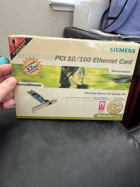 Siemens PCI 10/100 Ethernet Card 32 Bit New!!!
