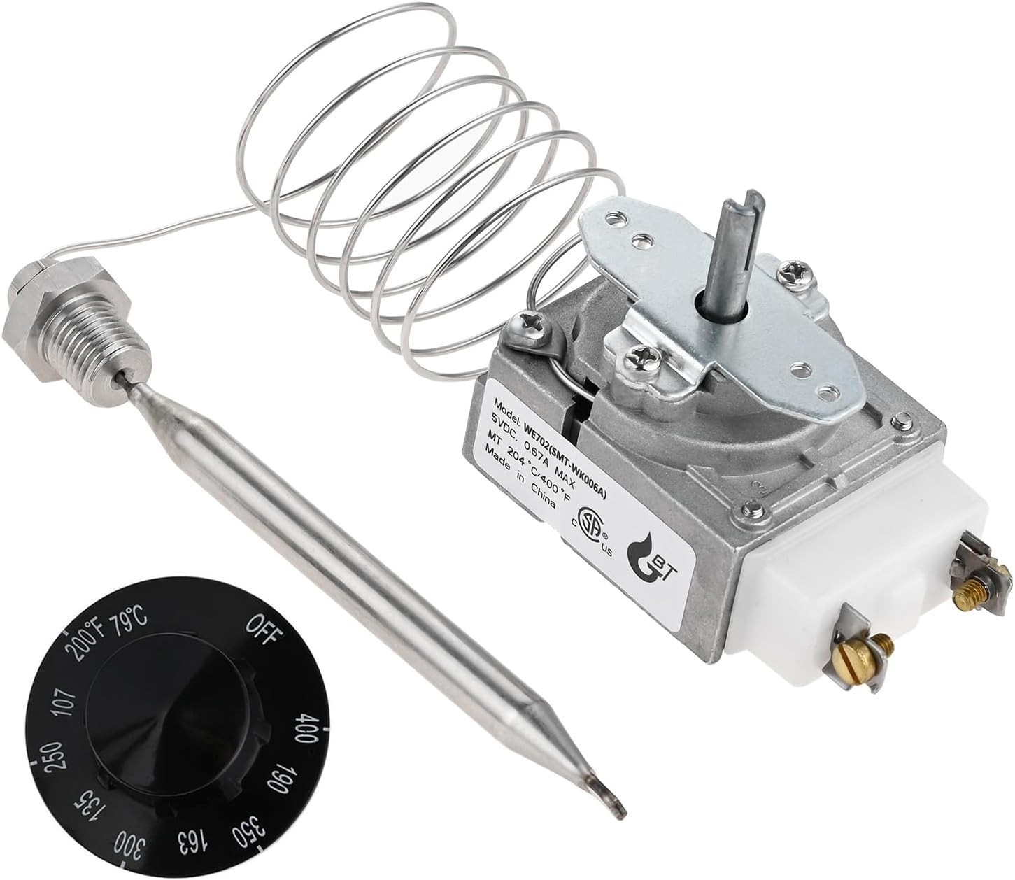 60125401 Fryer Thermostat RX-1-36 200-400F Fits Pitco Imperial Royal Range 1175