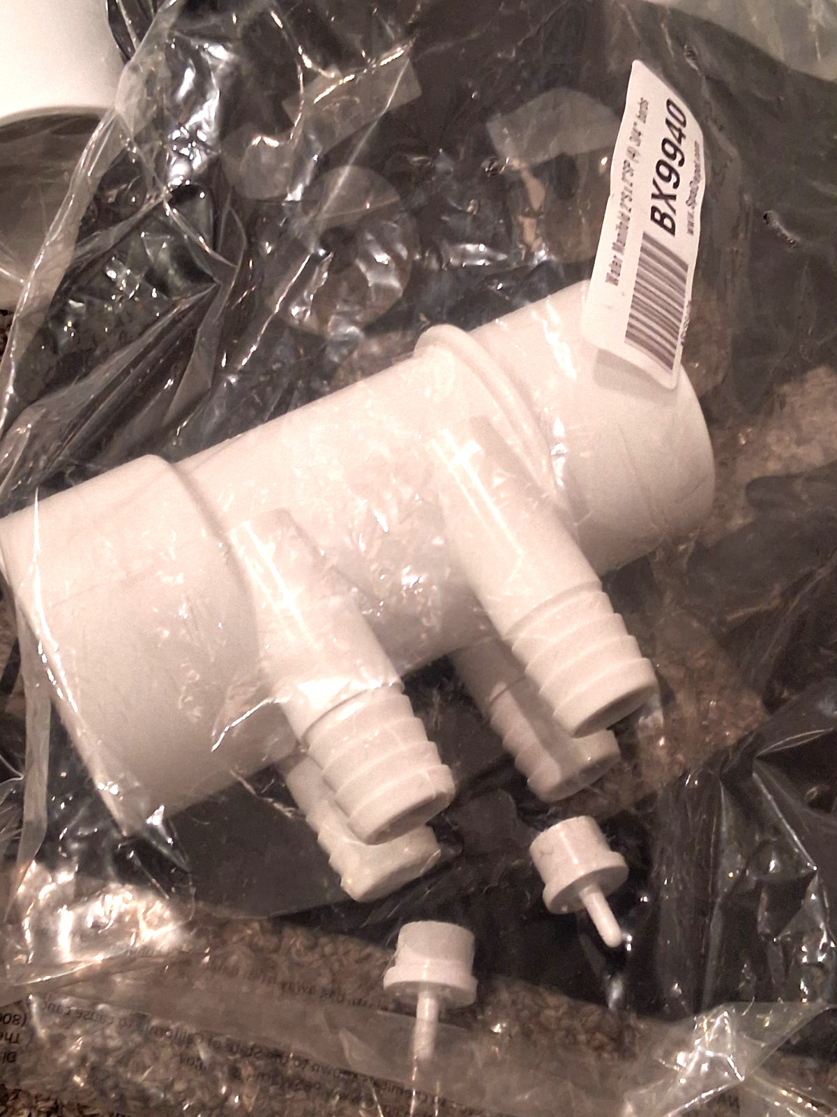 NEW Magic 0364-20 Manifold, 3/4" Barb, 4 Port, 2" Slip x 2" Spigot for Pool Spa