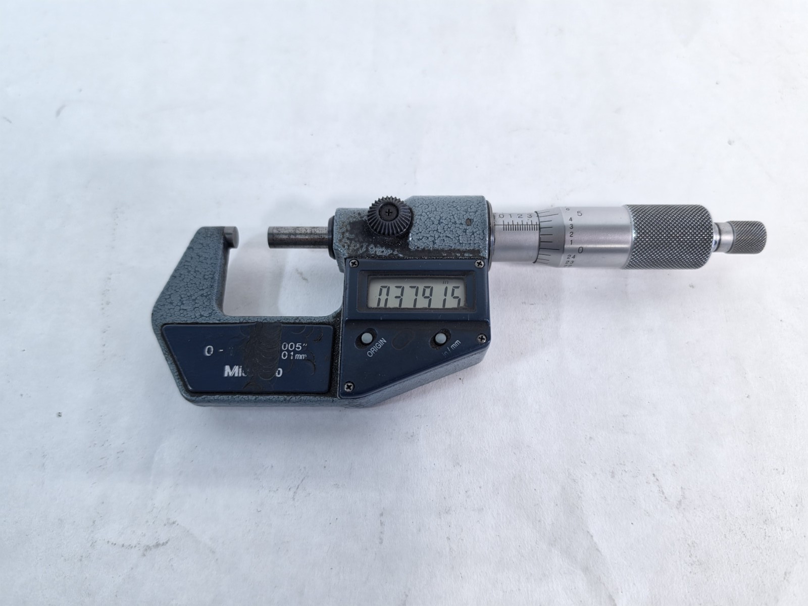 Mitutoyo 0-1" Digital Micrometer Digimatic 0.00005" Resolution Made in Japan