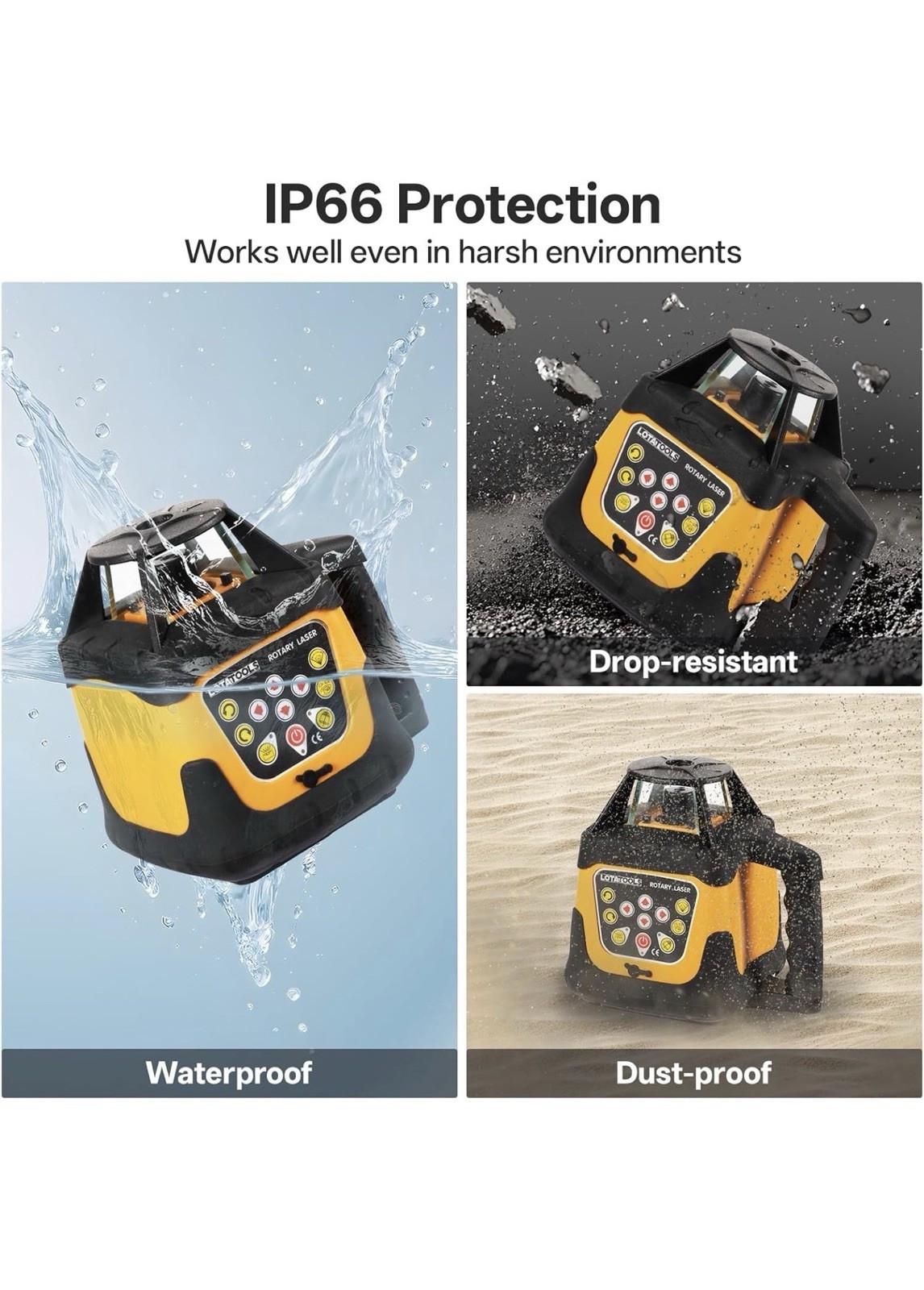 Self-Leveling Rotary Laser Level Kit