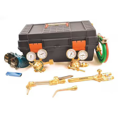 Uniweld Hs-Mduf Gas Welding Outfit, Ameriflame Series, Acetylene, 9/16 In -18,