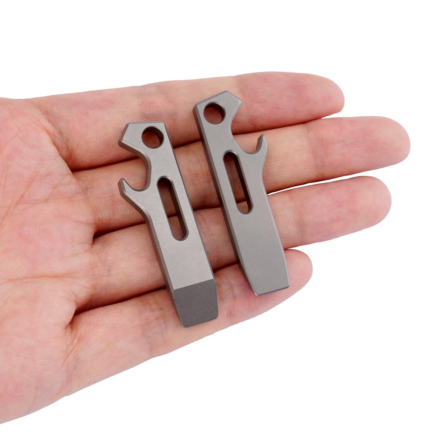 Titanium EDC Pry Bar Multitool, Small Keychain Prybar Tool with Bottle & Open...