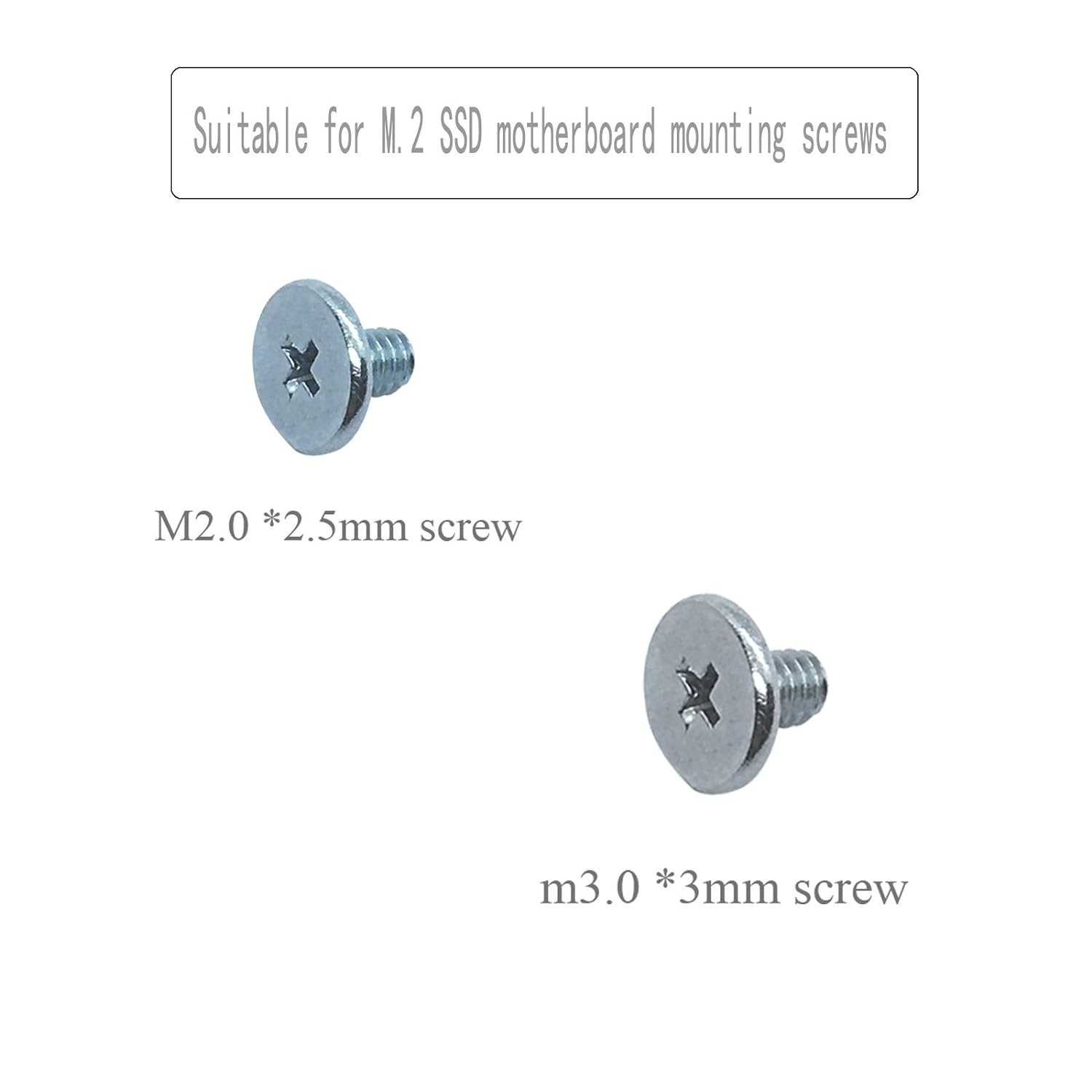m2 2280ssd Screws Kit,PCIe NVMe M.2 SSD Mounting