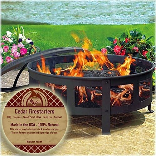 Cedar Fire Starters 36 Pack - Up to 144 Fires