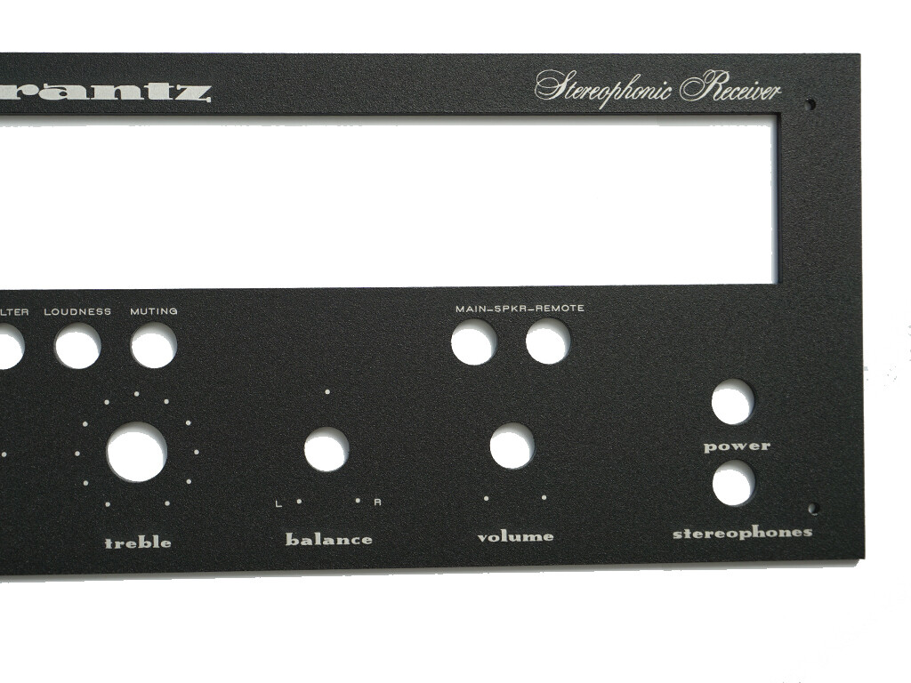 Marantz 2230 New! Receiver Front Panel Faceplate Face Plate Black