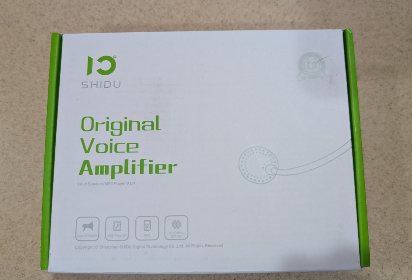 New SHIDU M800UHF Original Voice Amplifier MP3 Player Aux New in Box