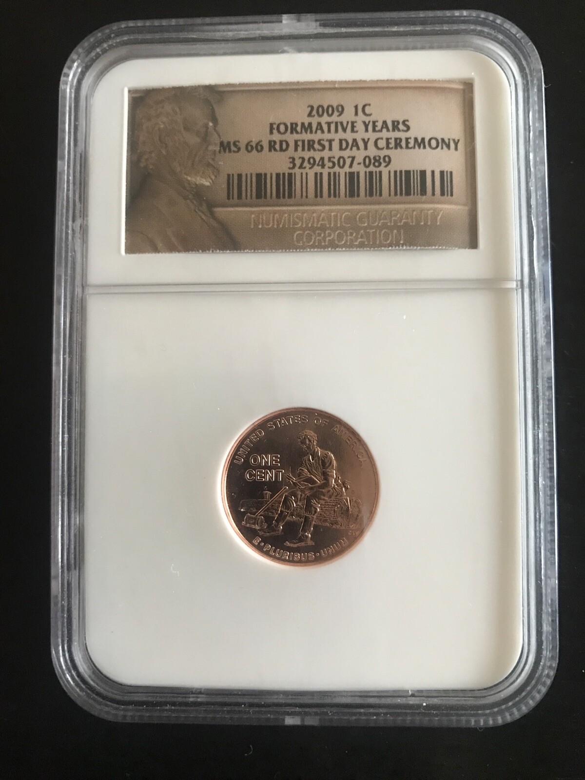 2009 Formative Years Lincoln Bicentennial Penny 1C MS 66 RD Red NGC