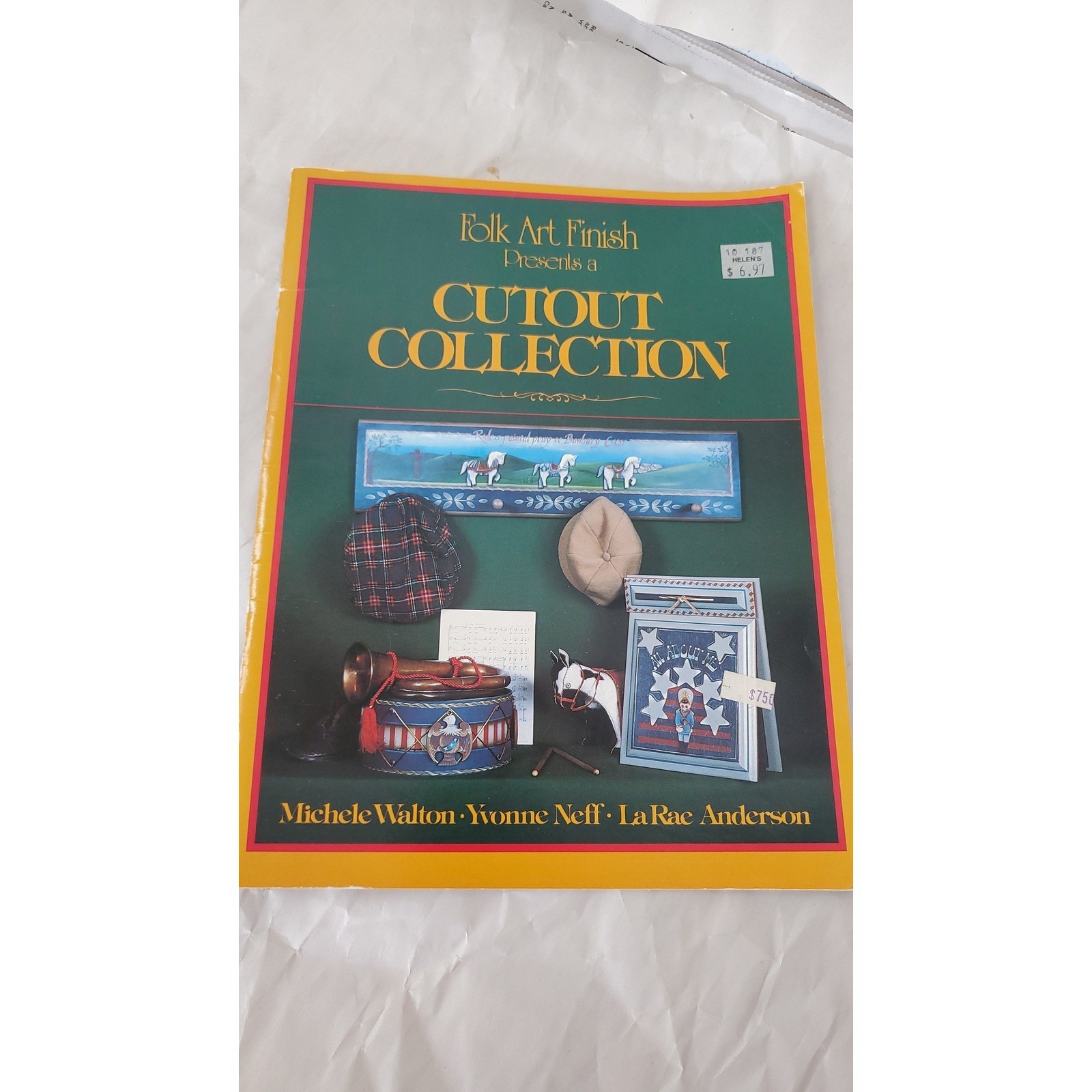 Vntg. 1985 Cutout Collection by Folk Art Finish Craft Booklet