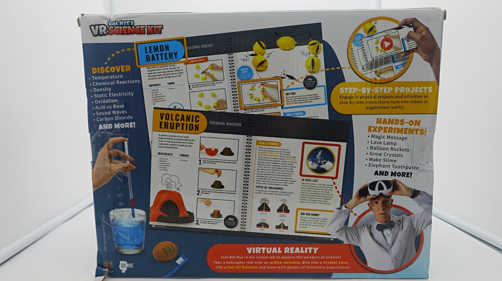 Abacus Bill Nye VR Science Kit Virtual Reality STEM Learning Set for Kids New