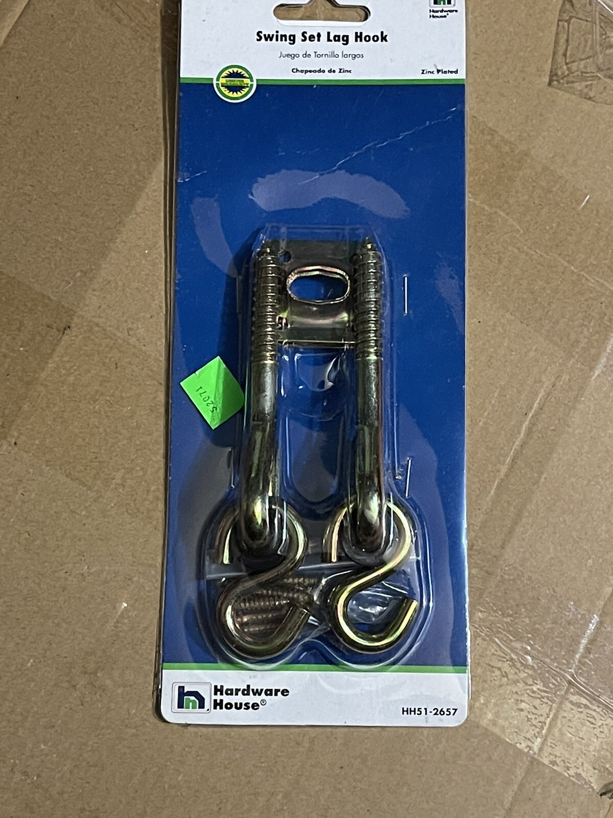 Hardware House Swingset Lag Hooks, Lag thread swing hangers**1 Pair