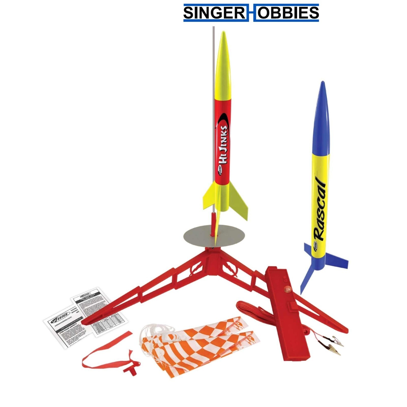 ESTES EST1499 Rascal & HiJinks Model Rocket Launch Set (REQUIRES ENGINE) HH