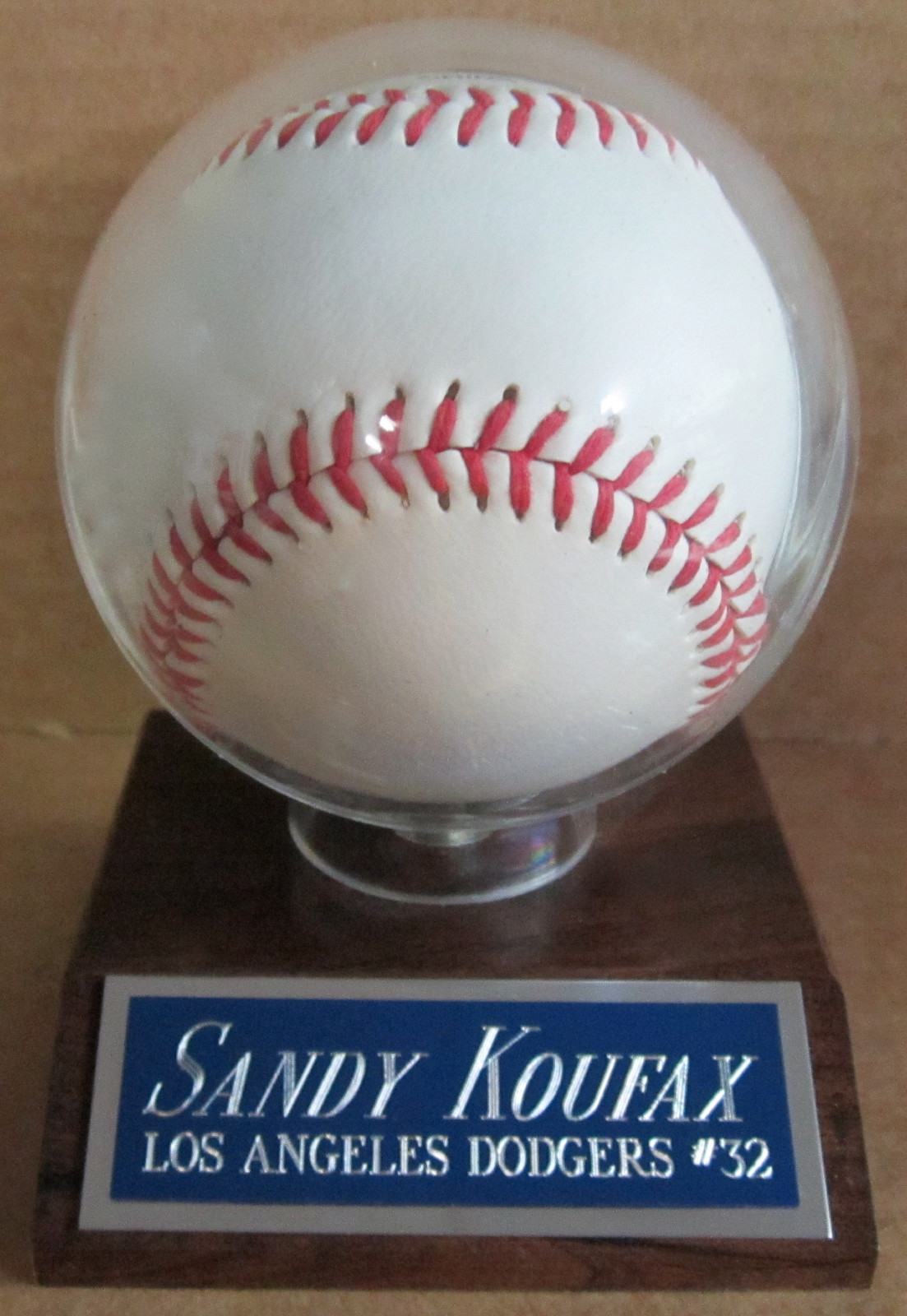 ROBIN ROBERTS PHILLIES NAMEPLATE AUTOGRAPHED Signed Baseball Display CUBE CASE
