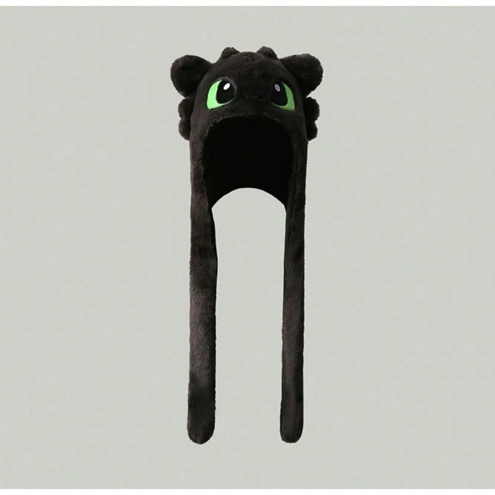How to Train Your Dragon Toothless Plush Stuffed Hat Moving Ear Gift