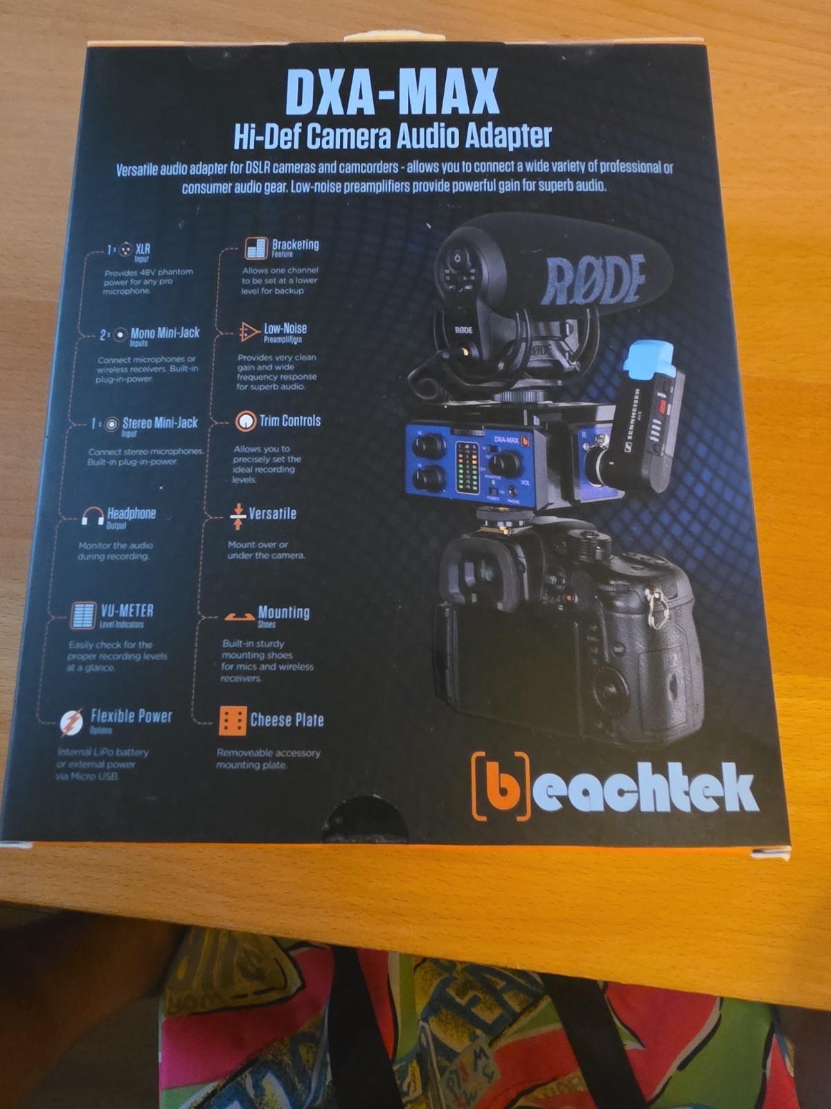 Beachtek DXA-MAX 2-Channel Active Audio Adapter for DSLR - NEW