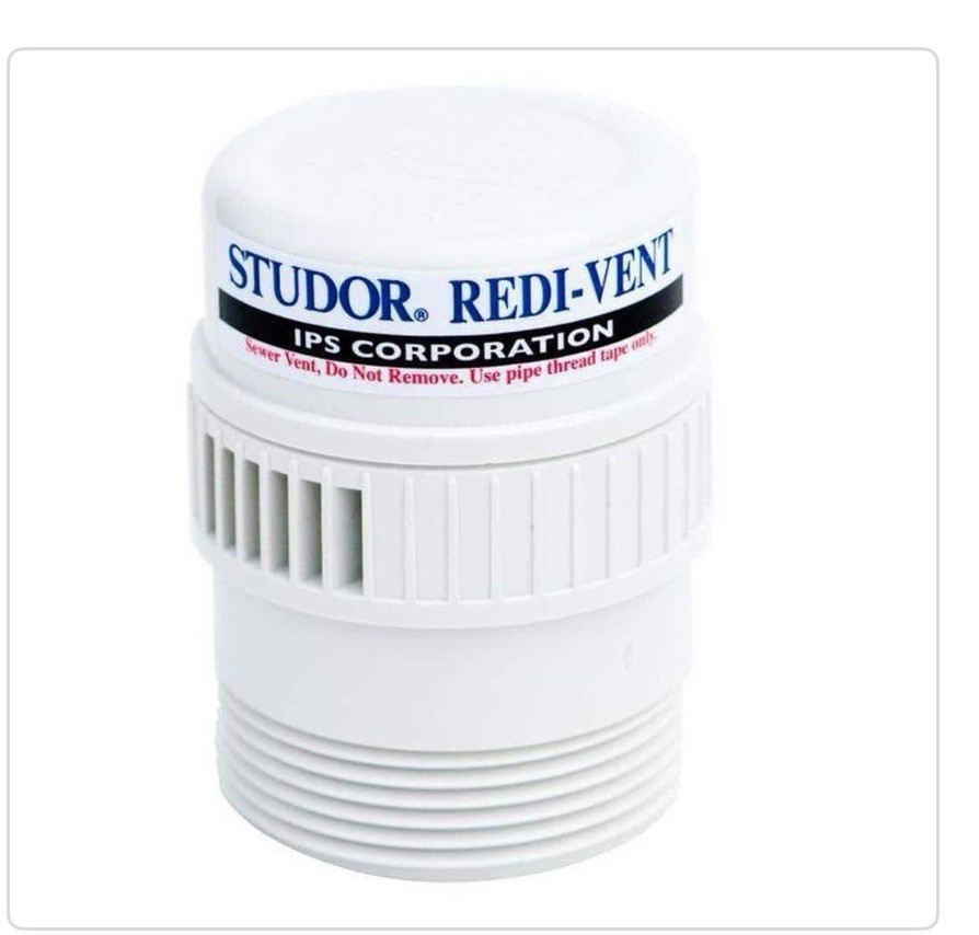 STUDOR Redi-Vent with ABS Adapter Air Admittance Valve, Model # 20362