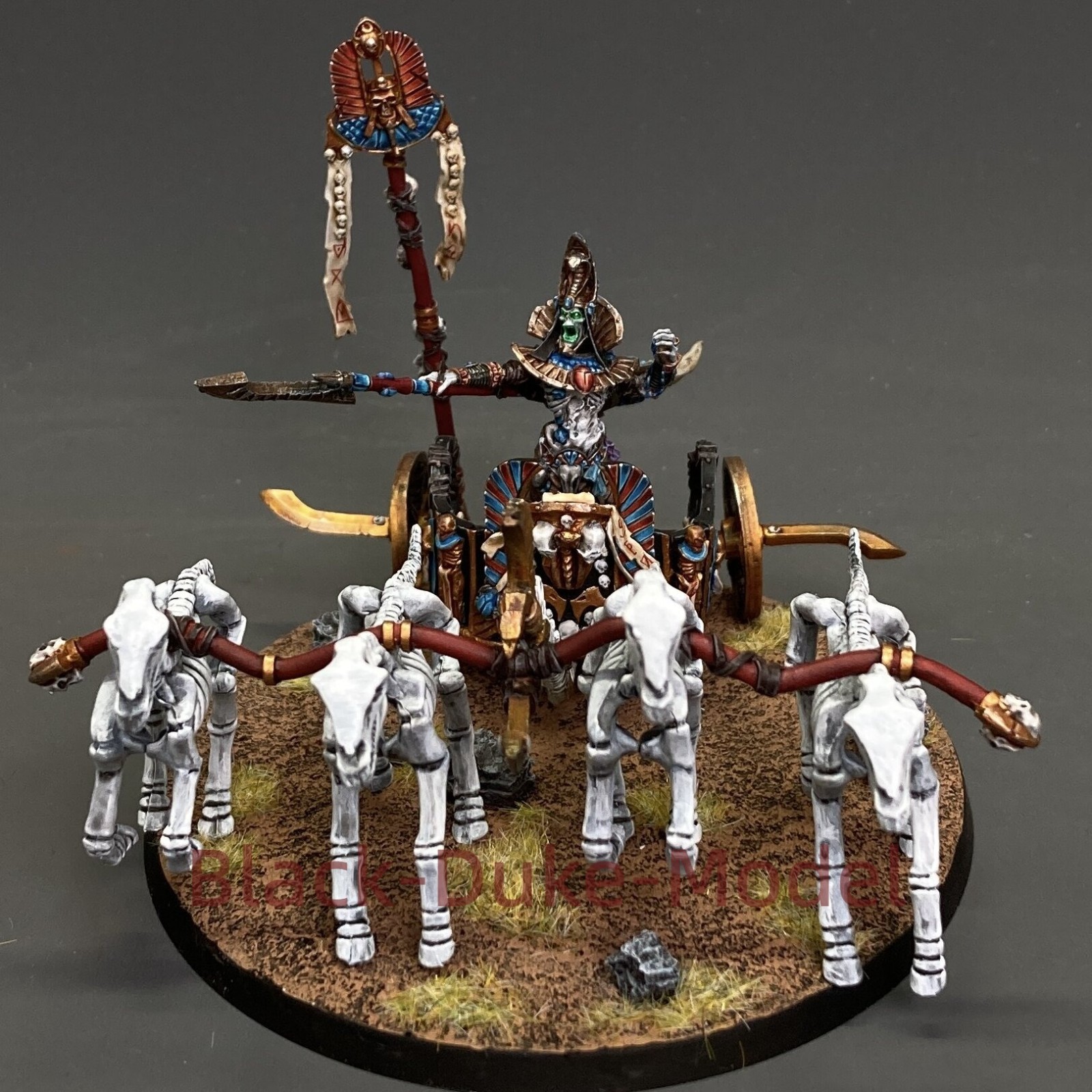 Settra The Imperishable Warhammer Fantasy Battle Presale Painted Gallery Army GW