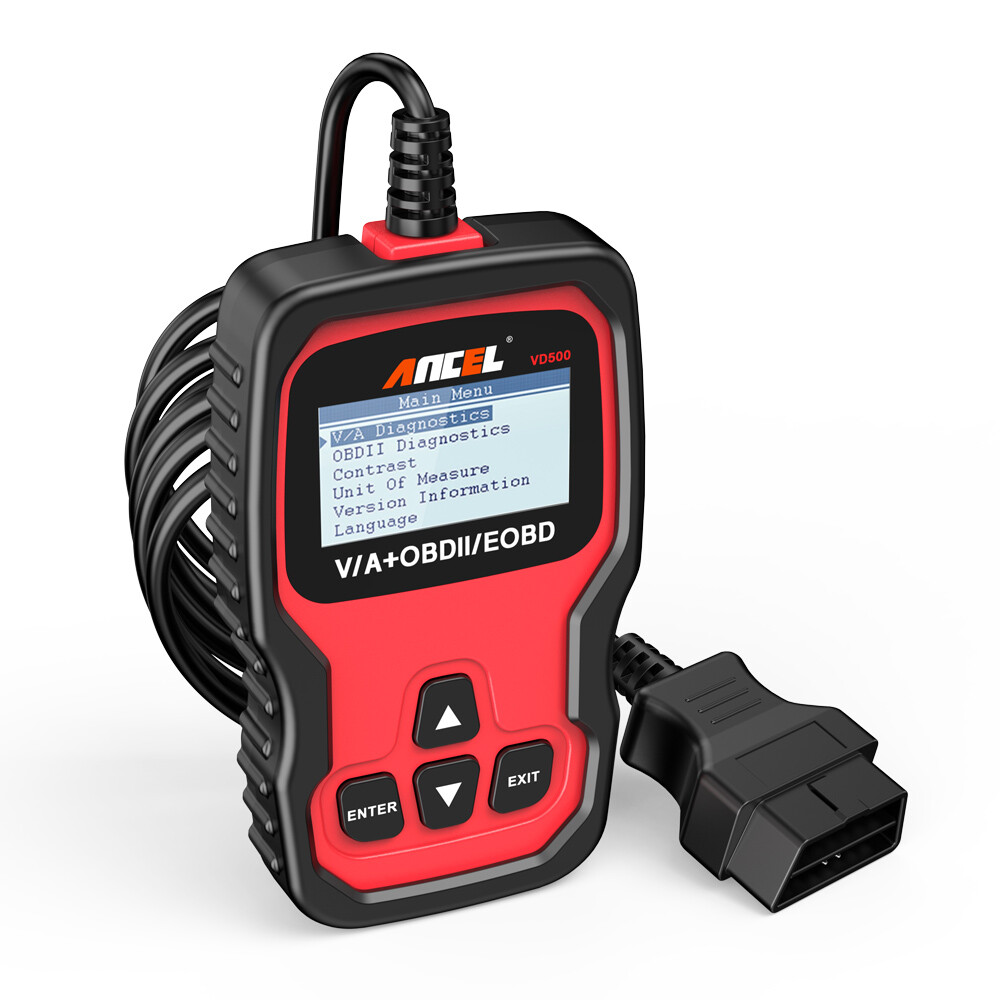 ANCEL VD500-US OBD2 Scanner Code Reader ABS SRS EPB Oil Diagnostic Tool For VAG