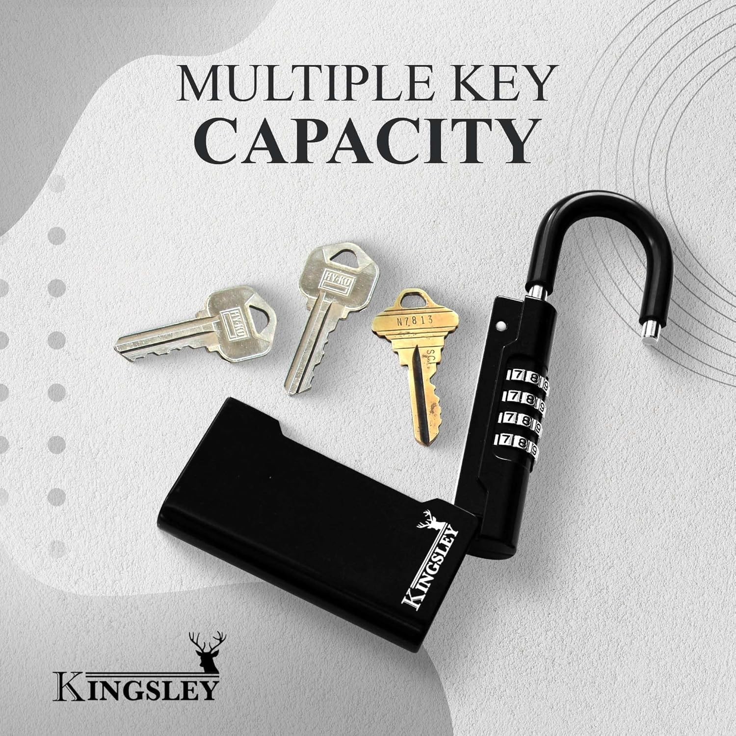 Compact Guard-a-Key Lockbox: Waterproof and Resettable for Maximum Key Security