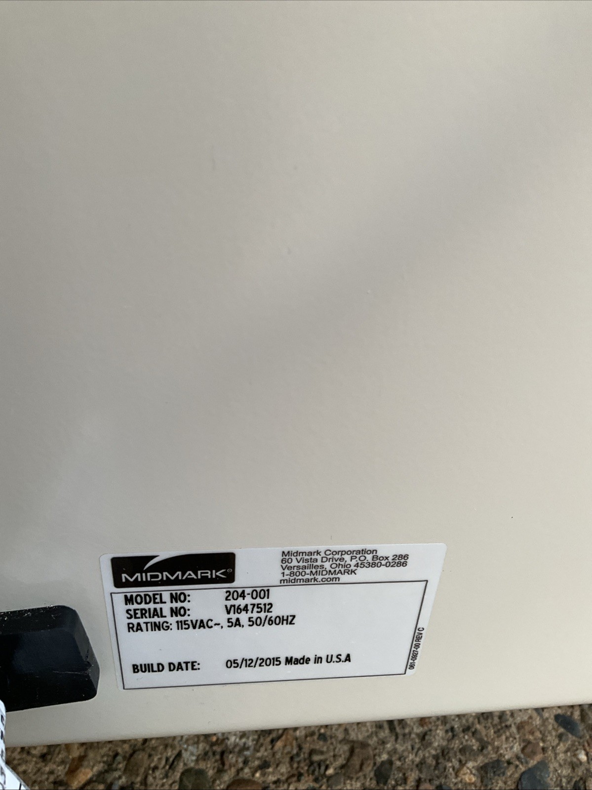 Midmark Ritter 204 Exam Table 204