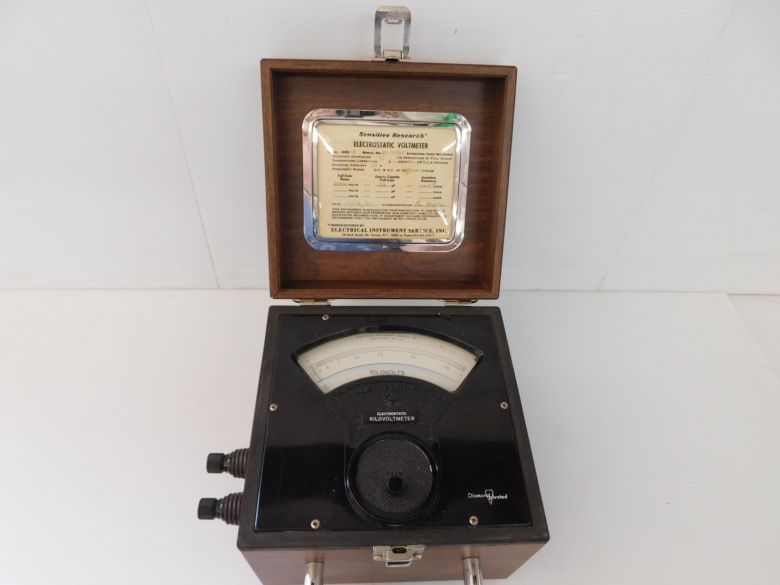 ^^Sensitive Research Instrument Corp Electrostatic Voltmeter ESD / ESD-8 (QOS19)