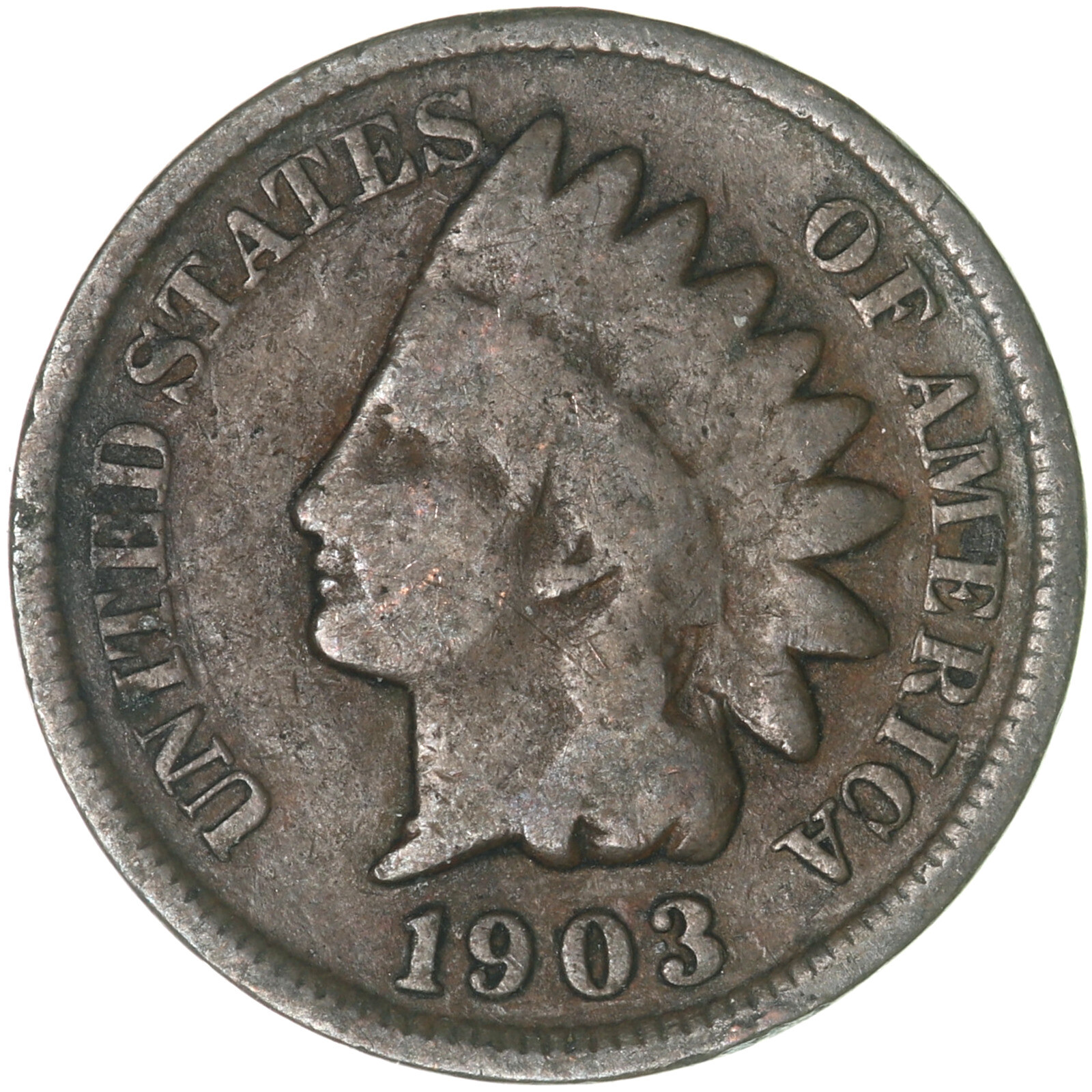 1903 (P) Indian Head Cent Good Penny GD