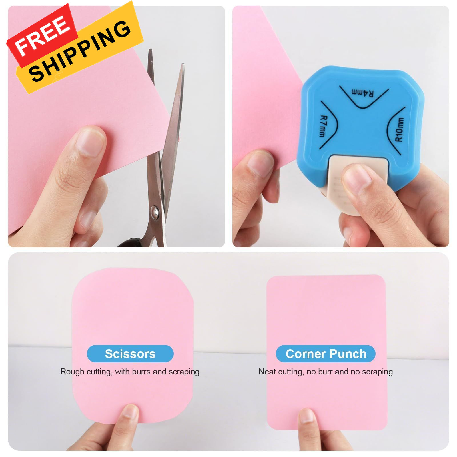 Paper Corner Rounder Punch, Punch Cutter for Blue