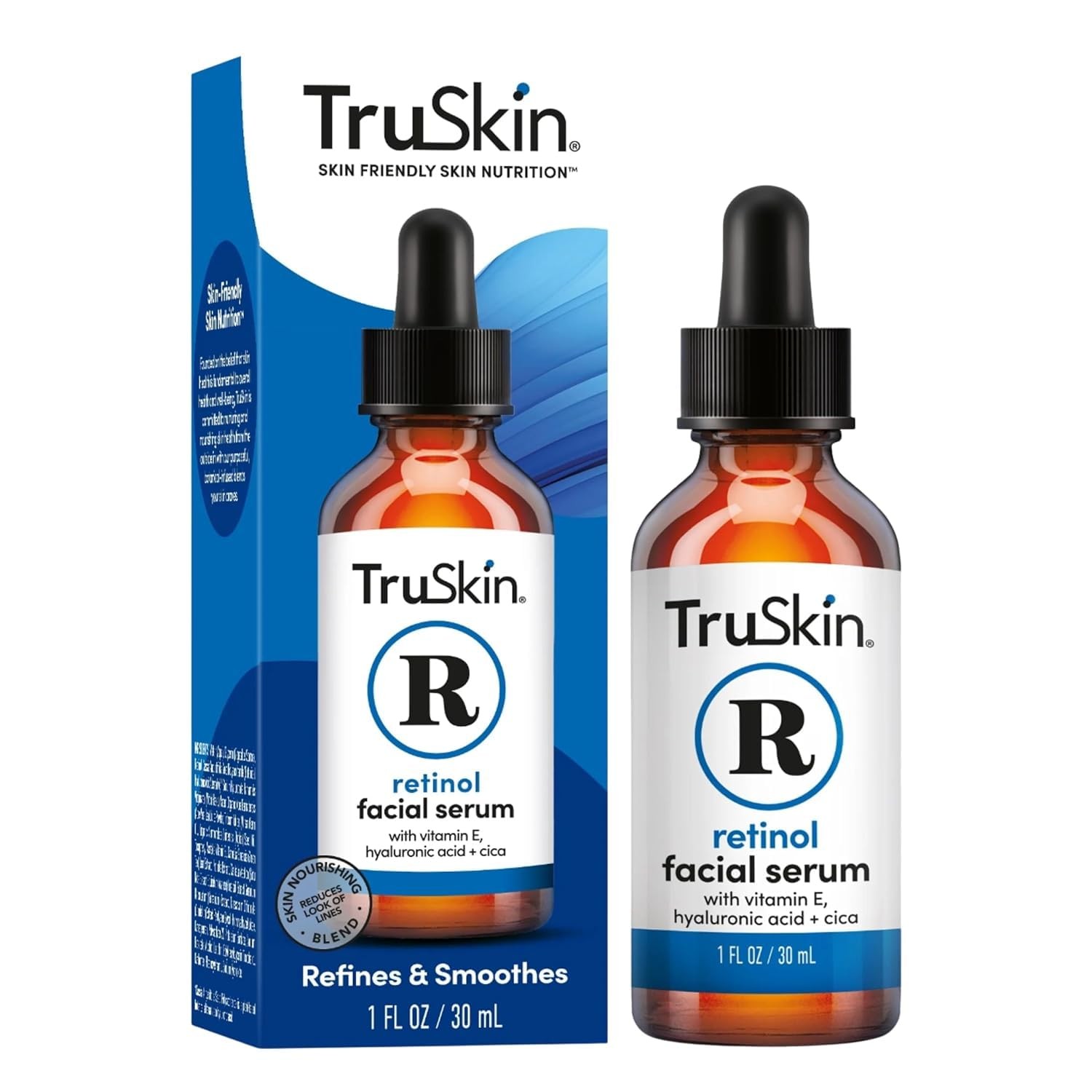 BUY3 GET1 FREE TruSkin Retinol Face Serum, Anti-Aging Peptides & Hyaluronic Acid