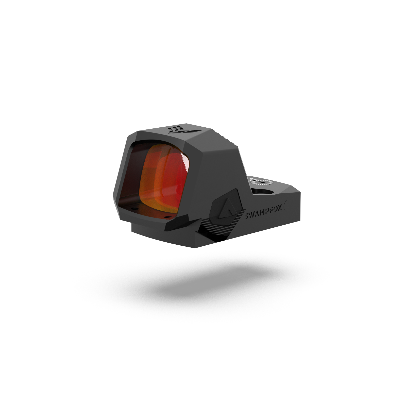 SwampFox SENTINEL II 2 Red Dot RMSc Pattern CUT Optic w/ BACKUP REAR SIGHT