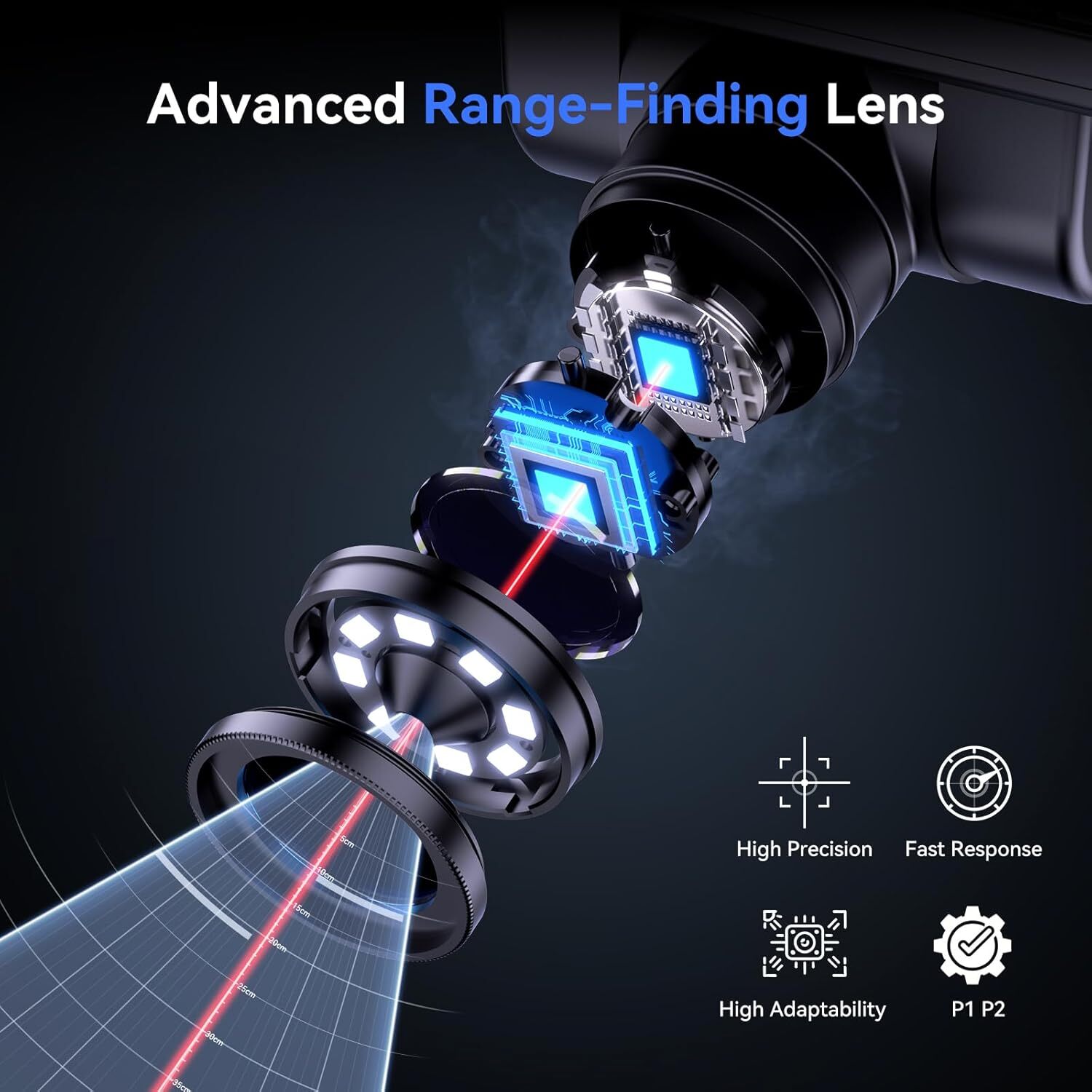 TOMLOV Autofocus 2000X Digital Microscope 52M 4K Coin Microscope Flexible Arm