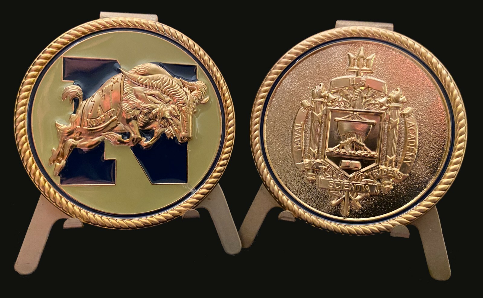 USNA Naval Academy challenge coin commemorative naval academy gift Bill the Goat