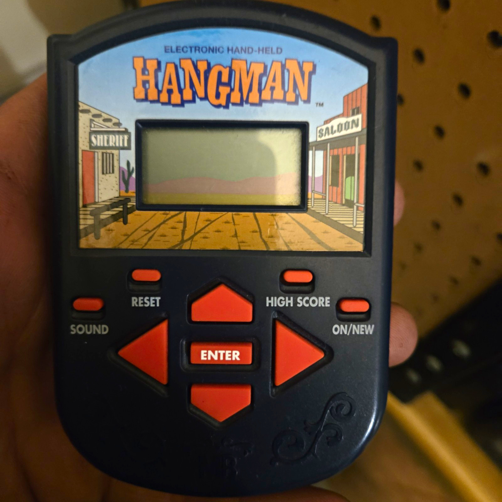 Tiger Electronics Hangman Handheld Electronic Game 1995 MPN 4632 Ages 8+