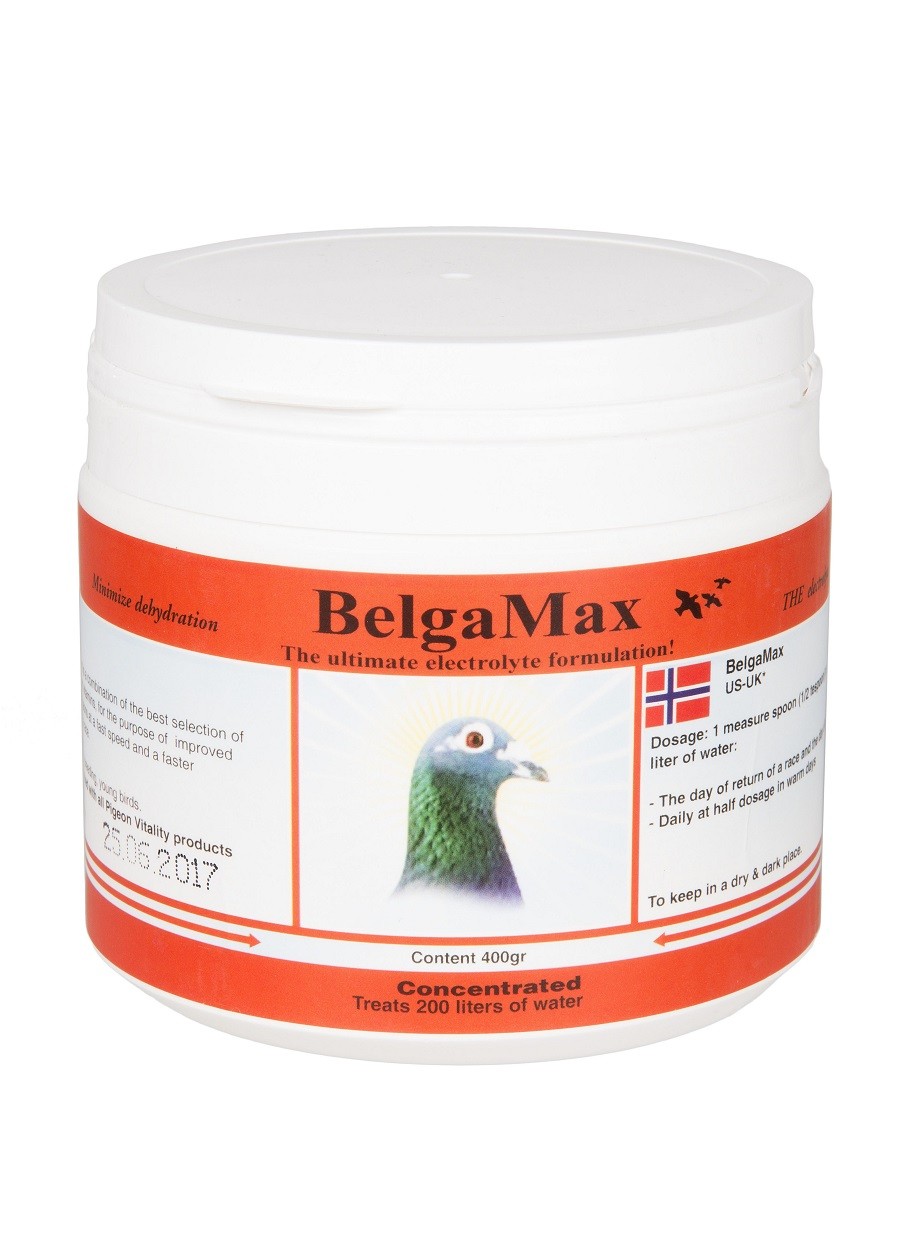 BelgaMax 400gr - recovery - breeders - by Pigeon Vitality