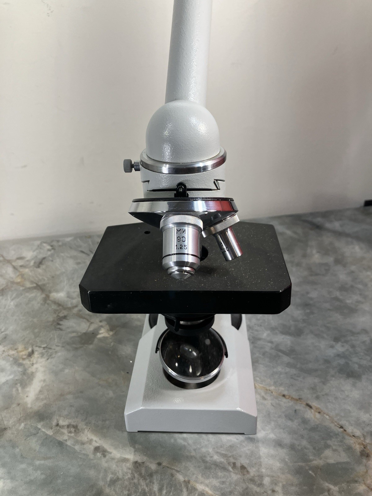 Vintage Biological Microscope Soviet-era USSR Lomo Biolam C11 with Box