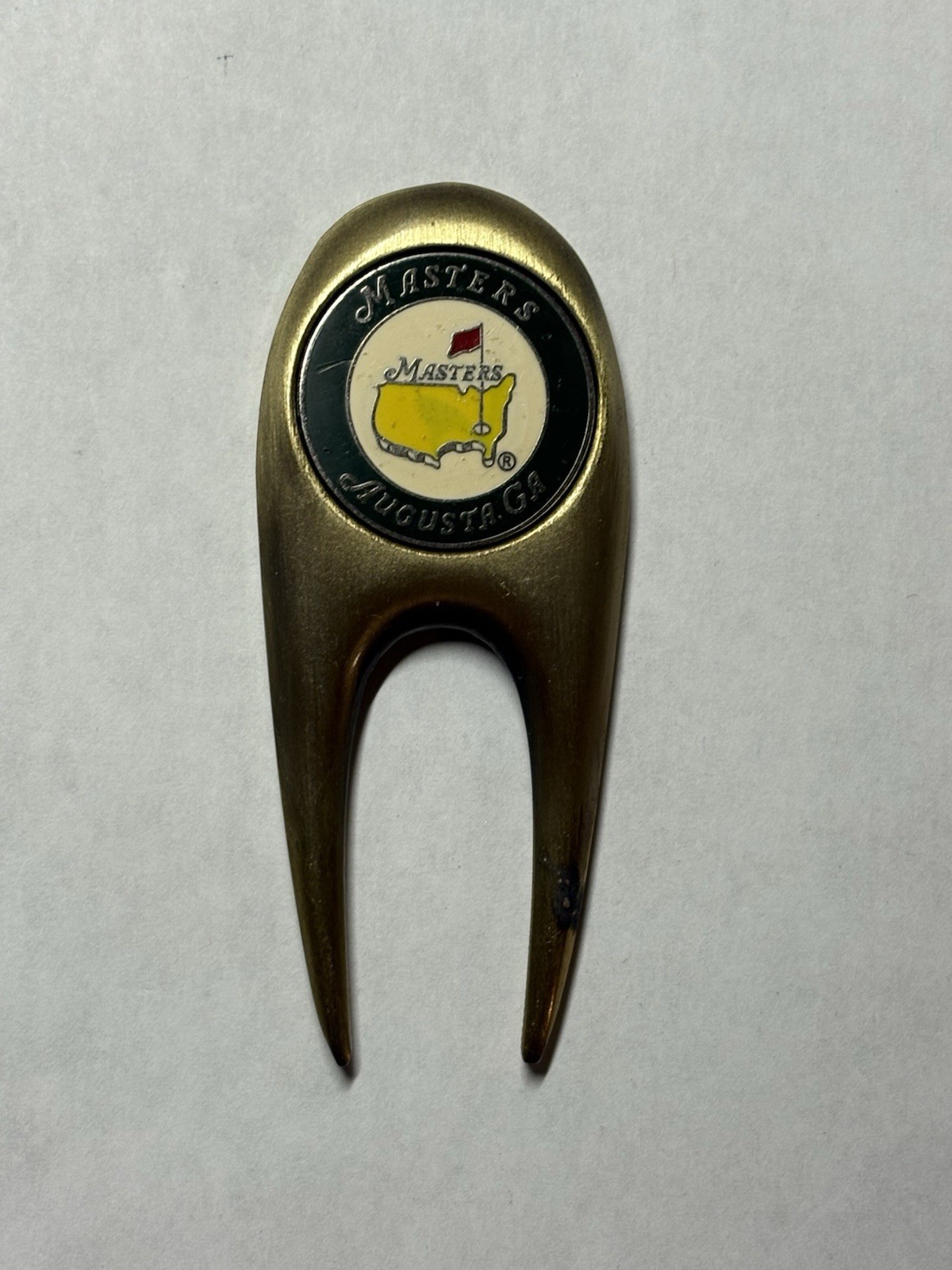 Undated Masters Tournament Divot Tool & 1" Coin Style Golf Marker - ANGC