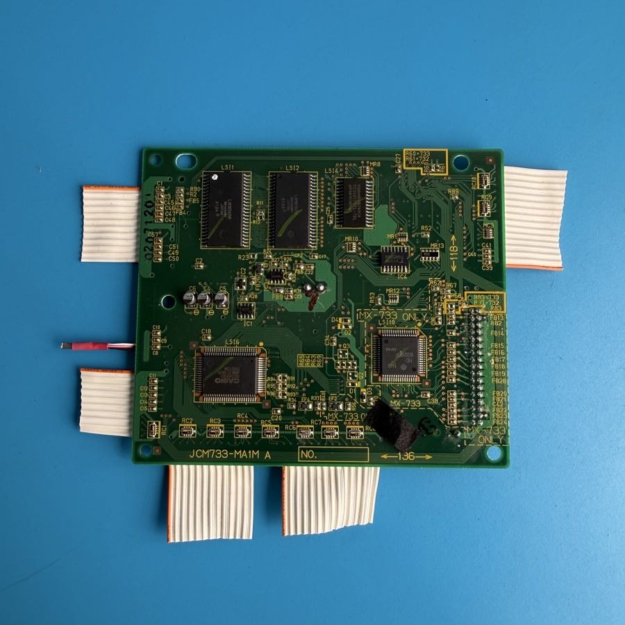 CASIO WK-1800 Keyboard Part: Main Processor Motherboard PCB [JCM733-MA1M]