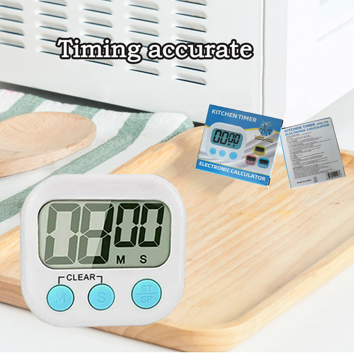 Kitchen Timer Timer for Kids Toothbrush Exercise Oven Baking Table Productivity