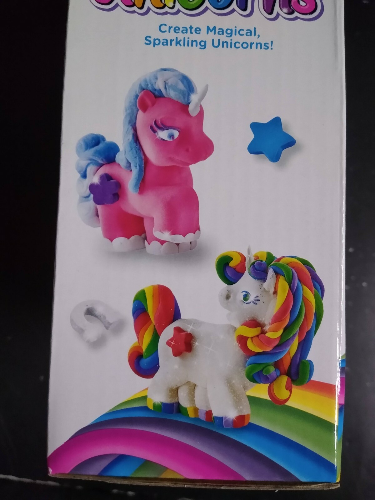Cra-Z-Art Softee Dough Sparkling Unicorns - children's toy craft kit