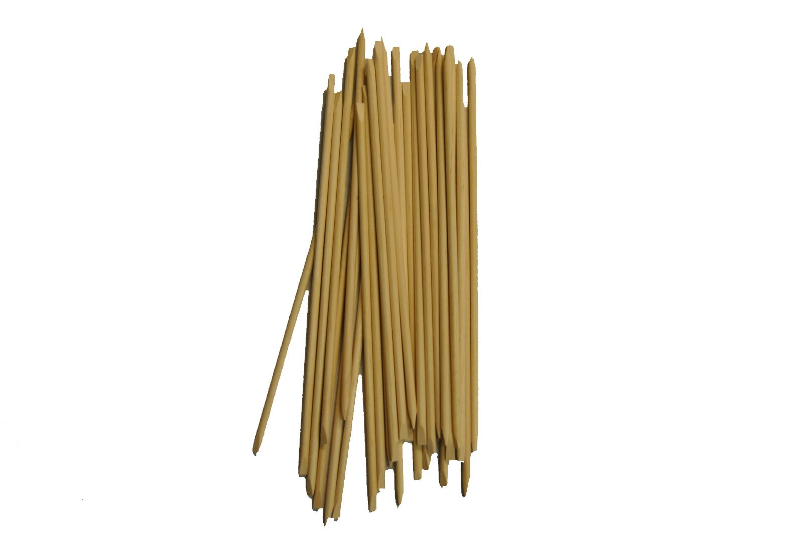Wooden Cuticle Sticks 7" Double Beveled 50 ct Cuticle 7