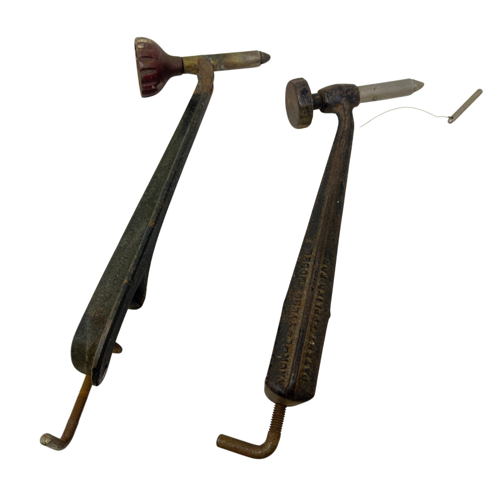 D.H. Thompson & Tack-L-Tyers Fly Tying Vise Vintage Lot Of 2